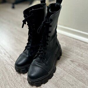 Black Combat Boots
